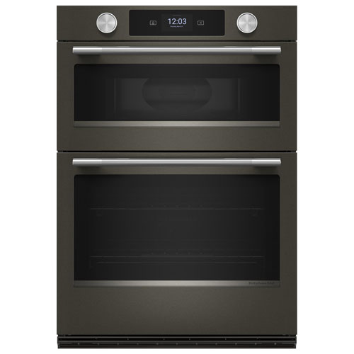 Trousse de poignées et boutons pour ensemble avec four mural double et micro-ondes de 30 po de KitchenAid - Acier inoxydable