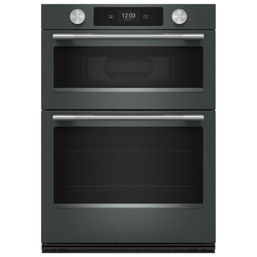 Trousse de poignées et boutons pour ensemble avec four mural double et micro-ondes de 30 po de KitchenAid - Acier inoxydable