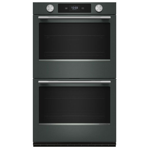 Trousse de poignées et boutons pour ensemble avec four mural double et micro-ondes de 30 po de KitchenAid - Acier inoxydable