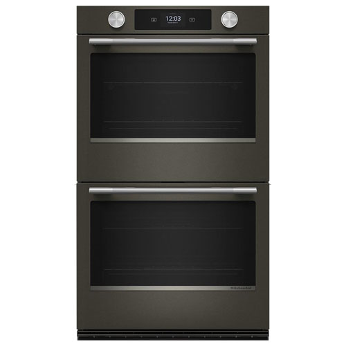 Trousse de poignées et boutons pour ensemble avec four mural double et micro-ondes de 30 po de KitchenAid - Acier inoxydable