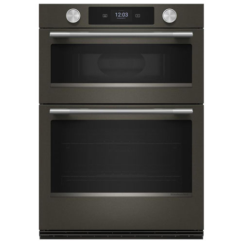 Trousse de poignées et boutons pour ensemble avec four mural double et micro-ondes de 30 po de KitchenAid - Acier inoxydable