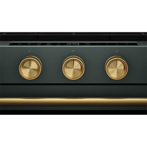 KitchenAid 6-Piece Handle & Knob Hardware Accessory Kit for Slide-In Convection Electric Range - Brass