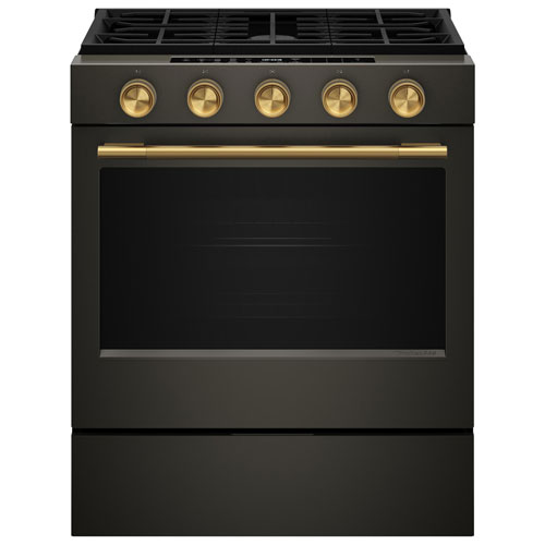 KitchenAid 6-Piece Handle & Knob Hardware Accessory Kit for Slide-In Convection Electric Range - Brass