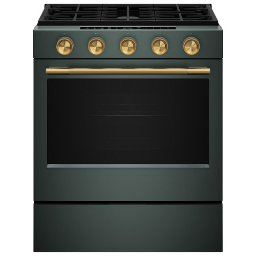 KitchenAid 6-Piece Handle & Knob Hardware Accessory Kit for Slide-In Convection Electric Range - Brass