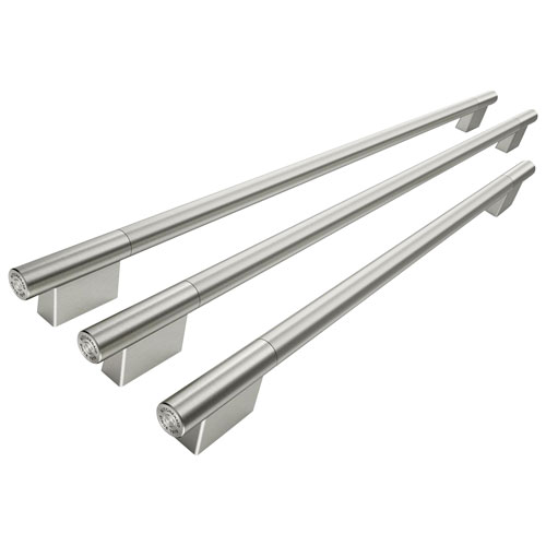 Trousse de poignées pour réfrigérateur encastrable à deux portes à congélateur inférieur de 36 po de KitchenAid - Acier inoxydable