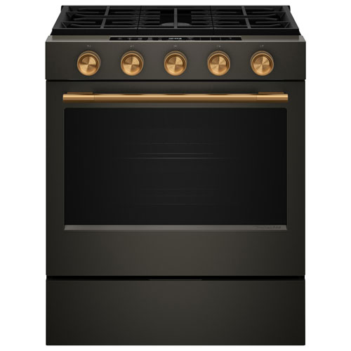 Trousse 6 pièces avec poignée et boutons pour cuisinière électrique encastrable à convection de KitchenAid - Bronze