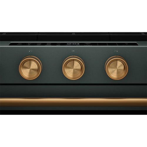 Trousse 6 pièces avec poignée et boutons pour cuisinière électrique encastrable à convection de KitchenAid - Bronze