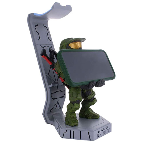 Support de luxe pour téléphone et manette de Cable Guys - Halo Infinite : Master Chief