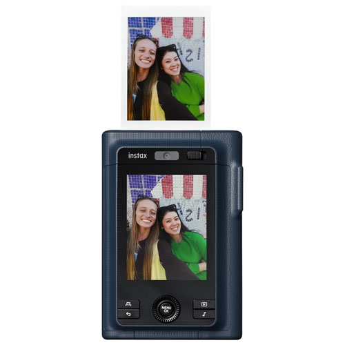 Ensemble-cadeau avec appareil instantané Instax Mini LiPlay+ de Fujifilm - Bleu nuit