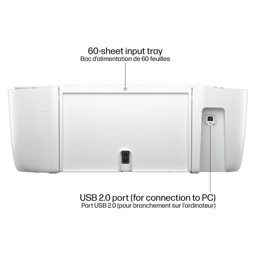 Imprimante à jet d'encre tout-en-un sans fil DeskJet 2827e de HP