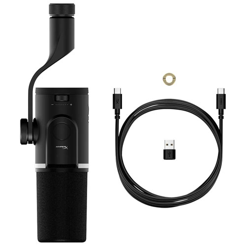 HyperX FlipCast USB Microphone - Black