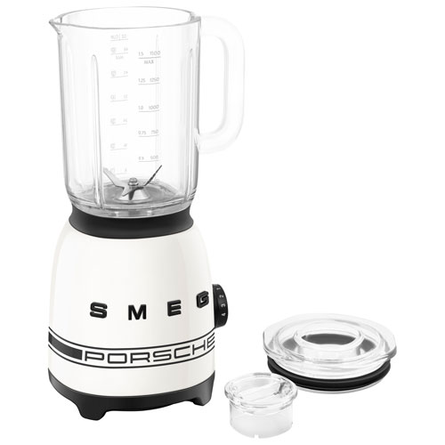 Smeg 50's Style 1.5L 600-Watt Countertop Blender - Carrara White