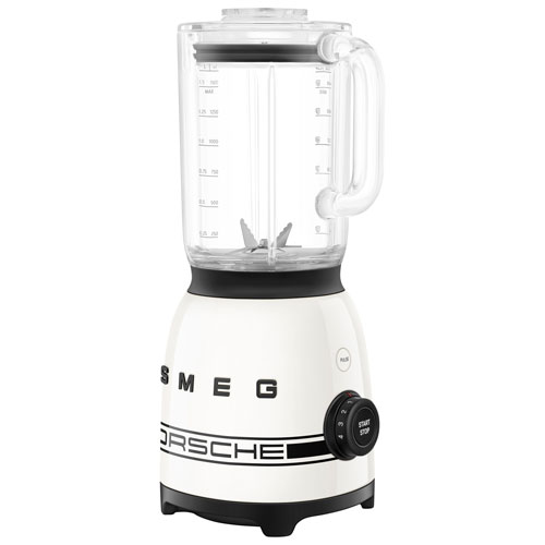 Smeg x Porsche 50's Style 1.5L 600-Watt Countertop Blender - Carrara White - Exclusive Retail Partner
