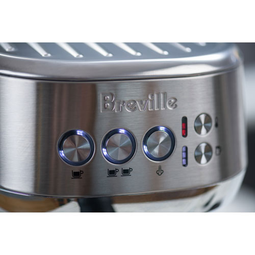 Remis à neuf - Machine à espresso automatique Bambino Plus de Breville - Acier inoxydable brossé - Remis à neuf par Breville
