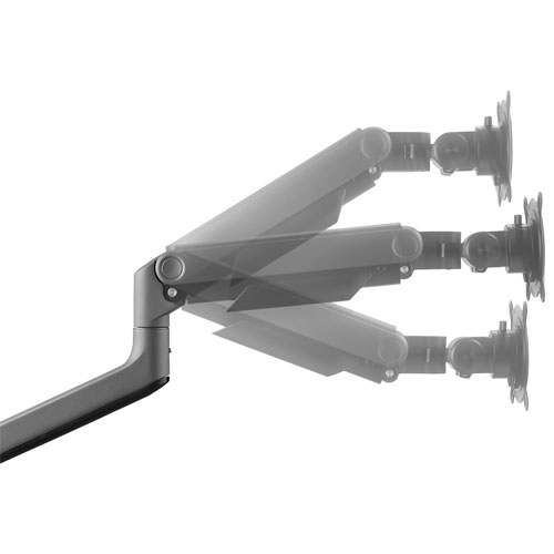 Support dynamique pour un moniteur de 17 à 50 po de One For All - Titane