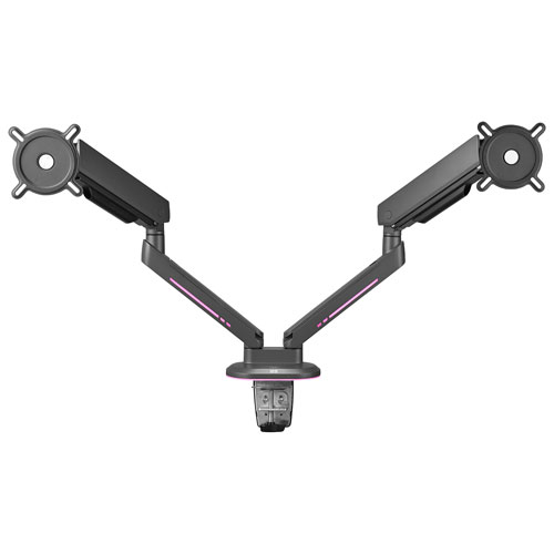 Support pour deux moniteurs de jeu de 21 à 45 po de One For All - Noir