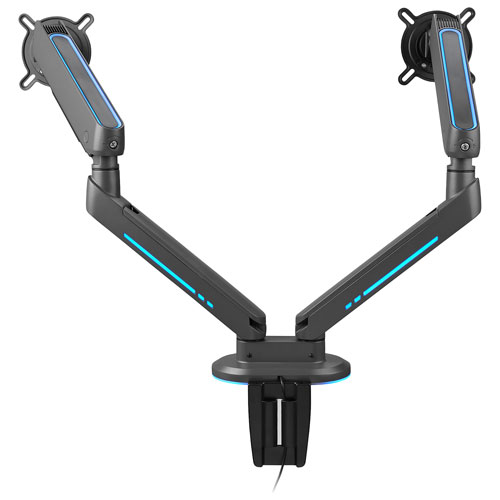 Support pour deux moniteurs de jeu de 21 à 45 po de One For All - Noir