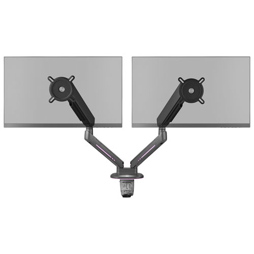 Support pour deux moniteurs de jeu de 21 à 45 po de One For All - Noir