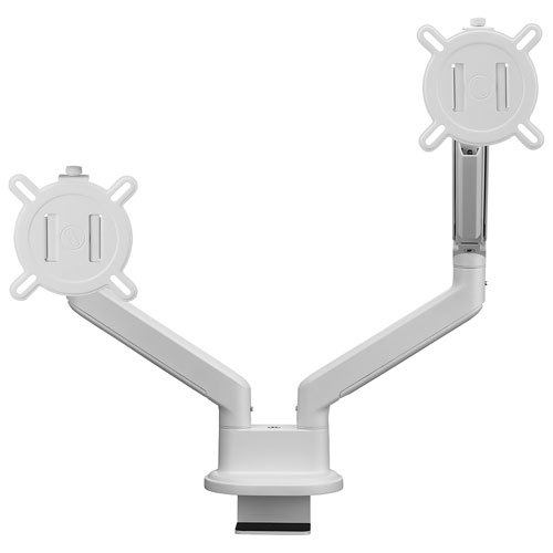 One For All 13" - 35" Solid Dual Monitor Mount - White