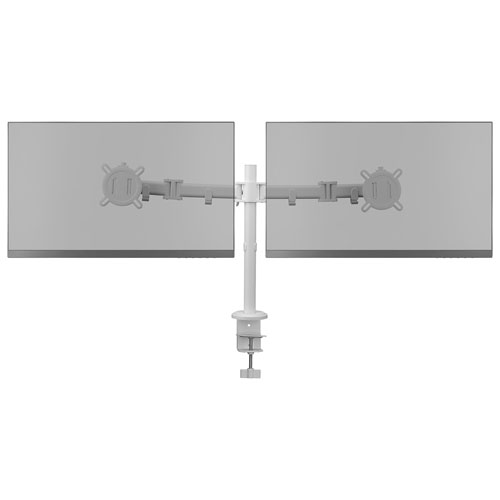 Support intelligent pour deux moniteurs de 13 à 32 po de One For All - Blanc