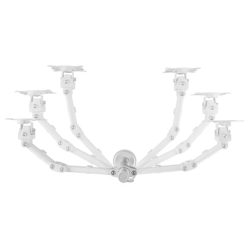 Support intelligent pour deux moniteurs de 13 à 32 po de One For All - Blanc