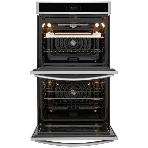 Frigidaire Gallery 30" 10.6 Cu. Ft. Double True Convection Electric Wall Oven - Stainless Steel