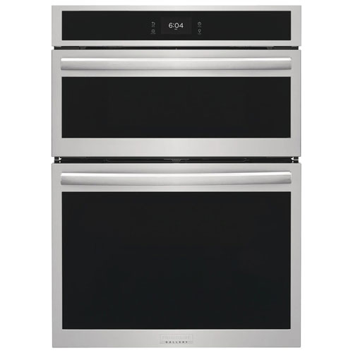 Frigidaire Gallery 30" 5.3 Cu. Ft. Combination True Convection Electric Wall Oven - Stainless Steel