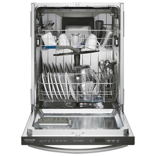 Frigidaire Gallery 24" 45dB Built-In Dishwasher with Stainless Steel Tub & Third Rack - Stainless Steel