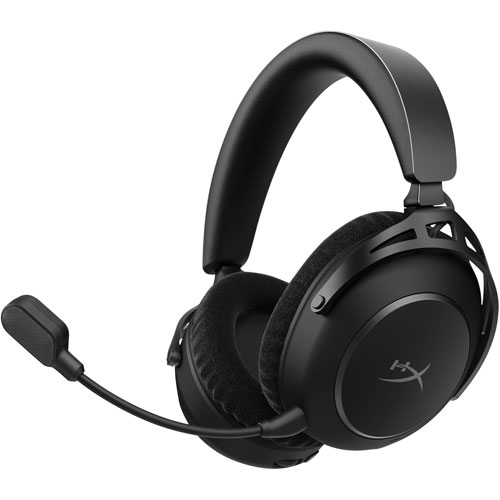 Casque d'écoute 100 % sans fil à suppression du bruit Cloud Alpha 2 Pro de HyperX - Noir
