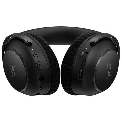 Casque d'écoute 100 % sans fil à suppression du bruit Cloud Alpha 2 Pro de HyperX - Noir