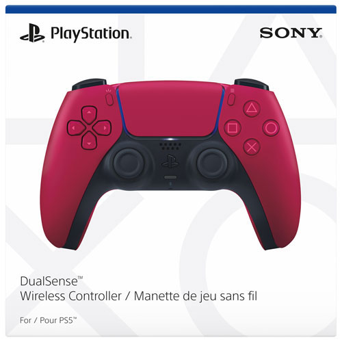 PlayStation 5 DualSense Wireless Controller For PS5, PC, Mac & Mobile - Cosmic Red