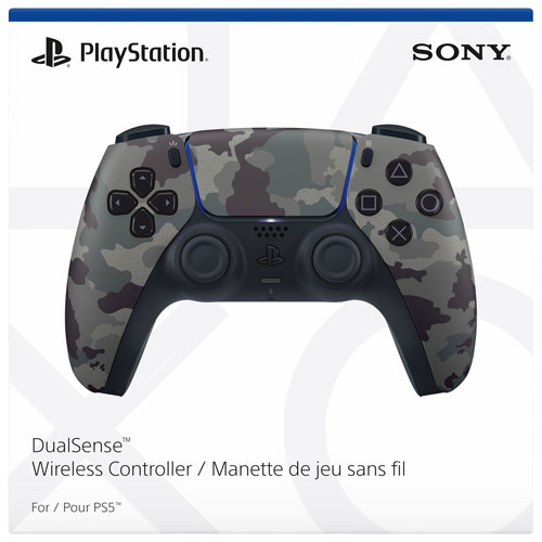 PlayStation 5 DualSense Wireless Controller For PS5, PC, Mac & Mobile - Grey Camouflage