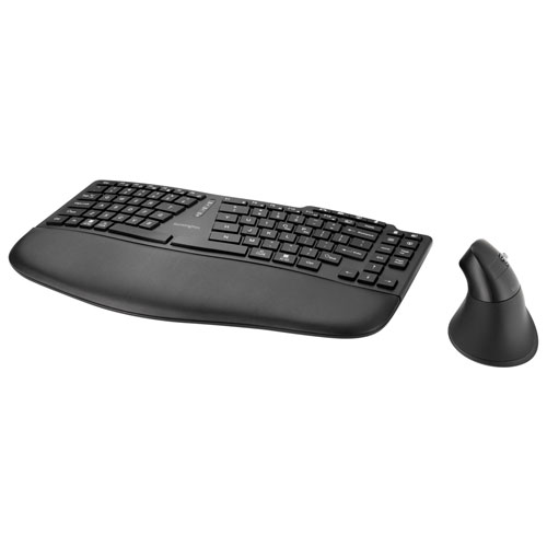 Ensemble avec clavier et souris Bluetooth ergonomiques Pro Fit Ergo KM675 EQ de Kensington