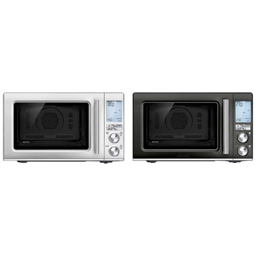 Refurbished - Breville Combi Wave 3-in-1 Convection Microwave w/ Air Fryer - 1.1 Cu Ft - Black SS - Remanufactured by Breville