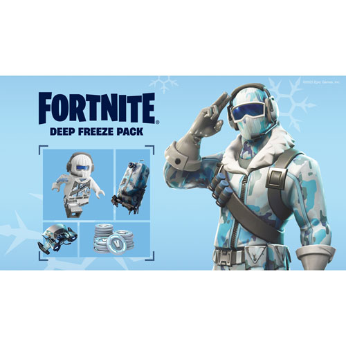 The Fortnite – Darkfire & Ice Bundle with 10+ cosmetics & 1000 V-Bucks