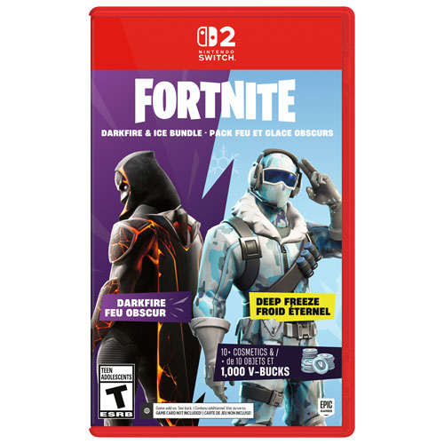 Fortnite - Pack feu et glace obscurs avec plus de 10 articles cosmétiques et 1000 V-bucks