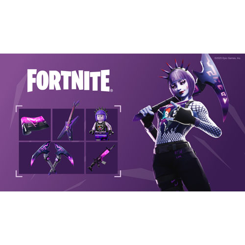 Fortnite - Pack feu et glace obscurs avec plus de 10 articles cosmétiques et 1000 V-bucks