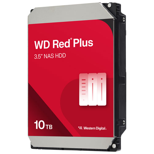 Disque dur interne de stockage en réseau SATA 7200 tr/min 10 To WD Red Plus