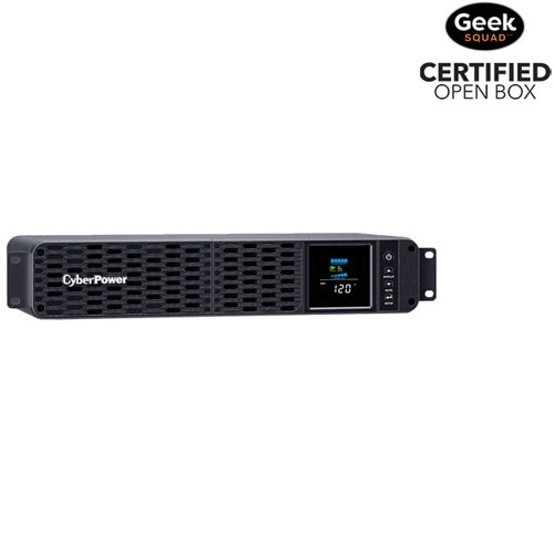 Open Box - CyberPower 1500VA 8-Outlet UPS Battery Backup (CP1500PFCRM2U) - Black