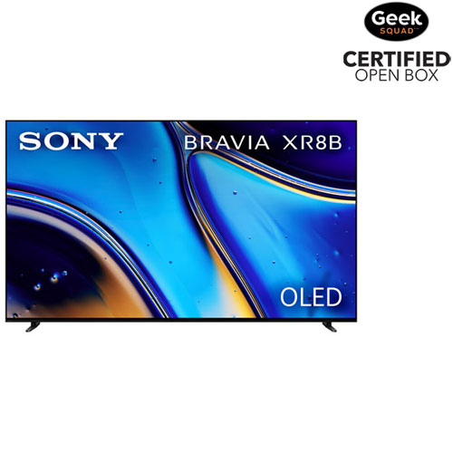 Boîte ouverte - Téléviseur intelligent Google DELO HDR UHD 4K XR8B Series Bravia de 55 po de Sony - Argenté foncé - Exclusivité Best Buy