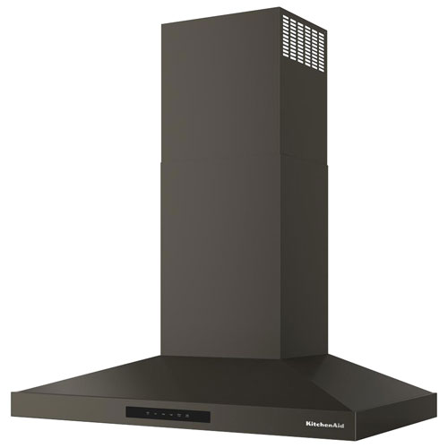 KitchenAid 36" Wall Mount Range Hood - Black Ore