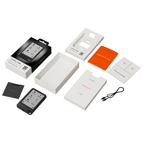 Portefeuille physique de cryptomonnaie Bluetooth 2,8 po Nano de Ledger avec application Ledger Live - Noir