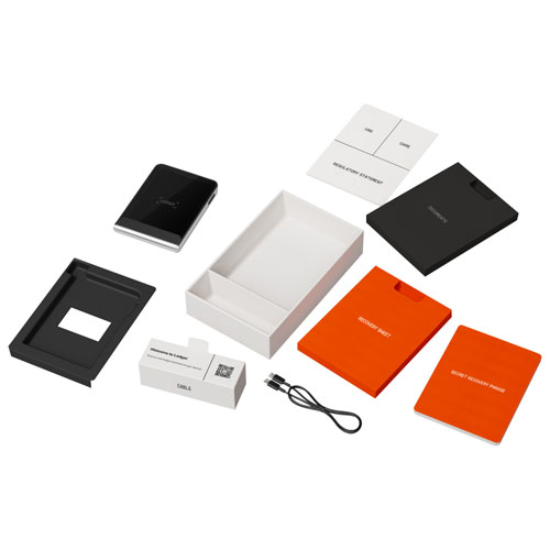 Ledger Flex 2.84" E-Ink Crypto Hardware Wallet USB-C/Bluetooth with Recovery Key - Ferro Fuchsia