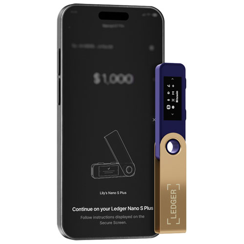 Ledger Nano S Plus Crypto Hardware Wallet USB-C - Crimson Magenta