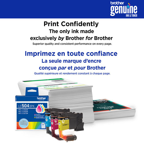 Cartouche d'encre couleur de Brother (LC5043PKS) - Paquet de 3