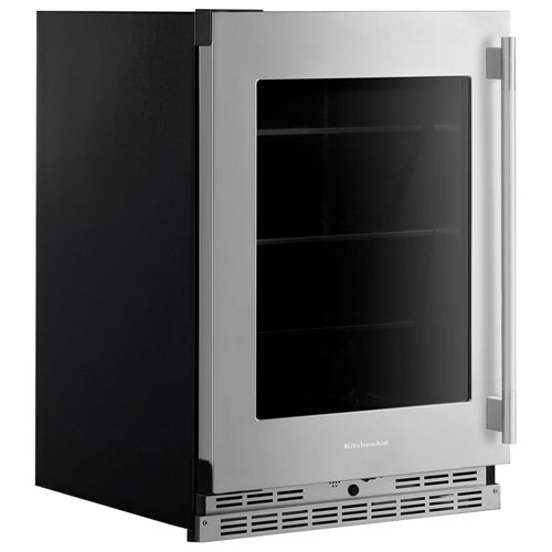 KitchenAid Undercounter 5.2 Cu. Ft. Bar Fridge - PrintShield Stainless Finish