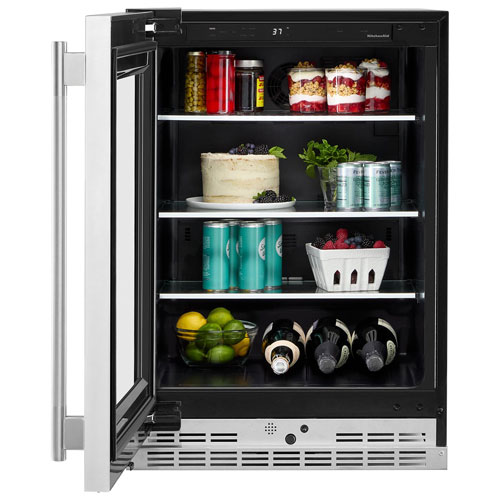 KitchenAid Undercounter 5.2 Cu. Ft. Bar Fridge - PrintShield Stainless Finish