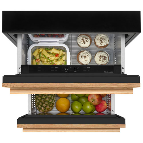 KitchenAid Undercounter Double-Drawer 4.2 Cu. Ft. Built-In Bar Fridge - Panel Ready