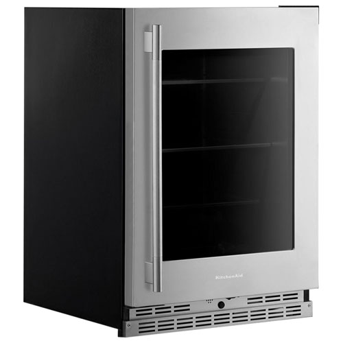 KitchenAid Undercounter 5.2 Cu. Ft. Bar Fridge - PrintShield Stainless Finish