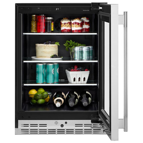 KitchenAid Undercounter 5.2 Cu. Ft. Bar Fridge - PrintShield Stainless Finish